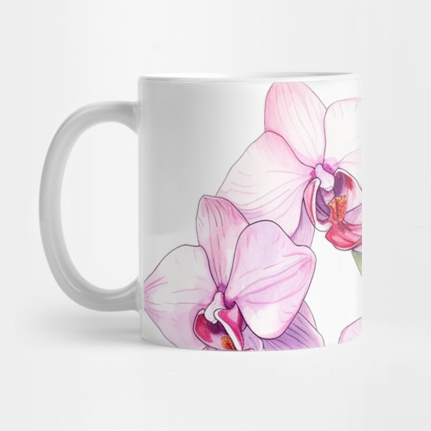 Cute Orchid Art by Pastel Craft